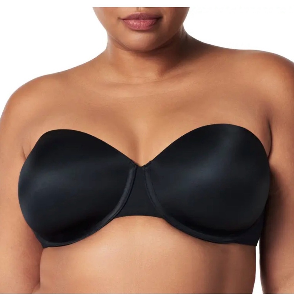 SPANX Assets Black Underwire Convertible Straps Bra 34 DD